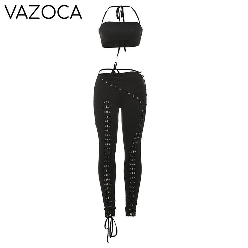 No Cuts Given Pants Set black