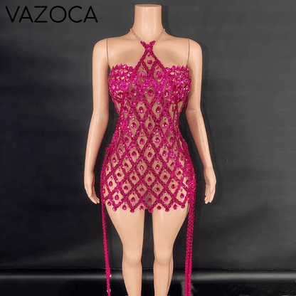 Diamonds In The Sky Mini Dress Set