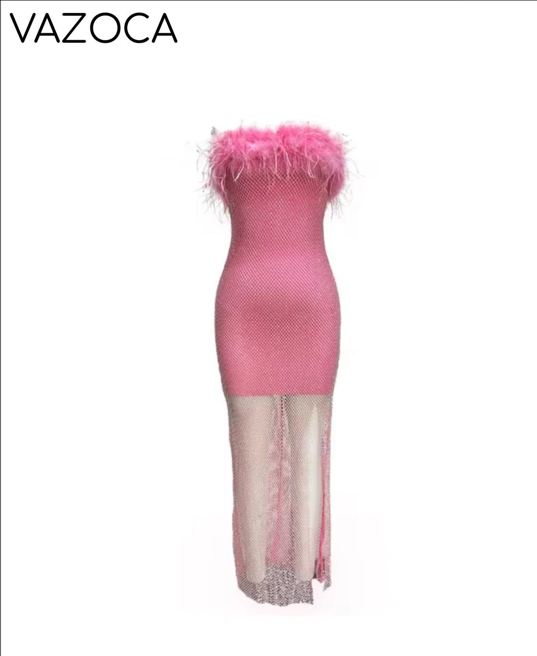 Mariana Feather Bandage Dress