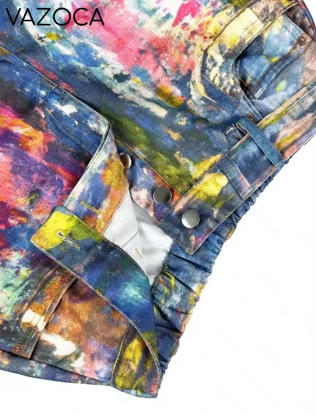 Leather 3D Print Pants