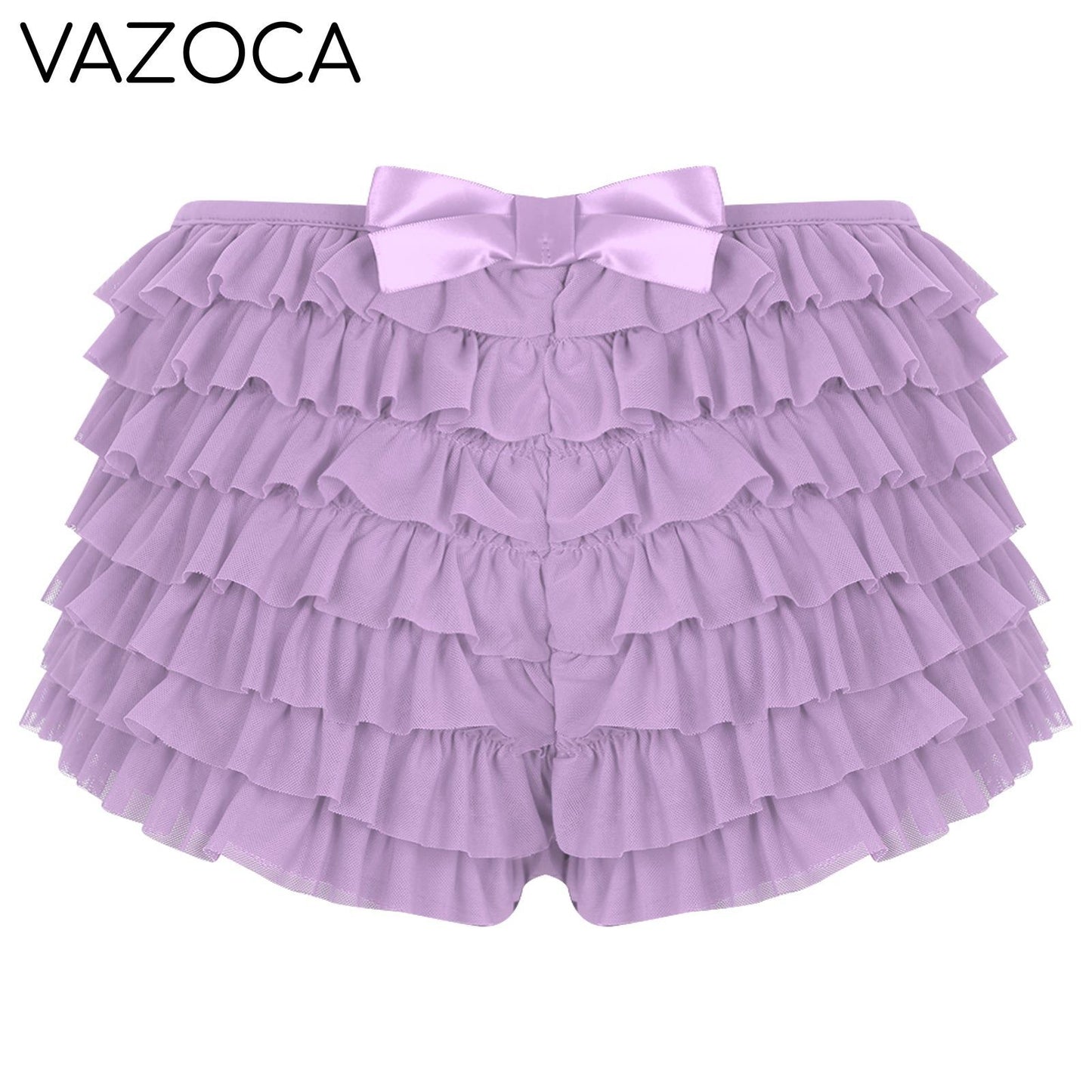 Low Rise Ruffles Tiered Short