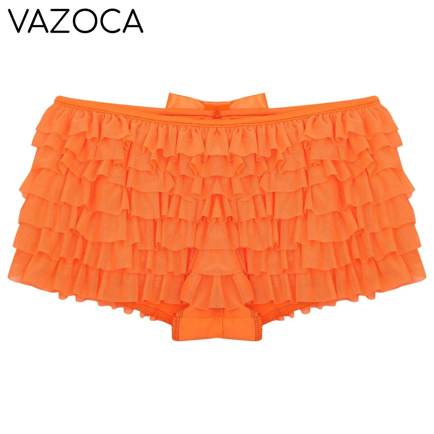 Low Rise Ruffles Tiered Short