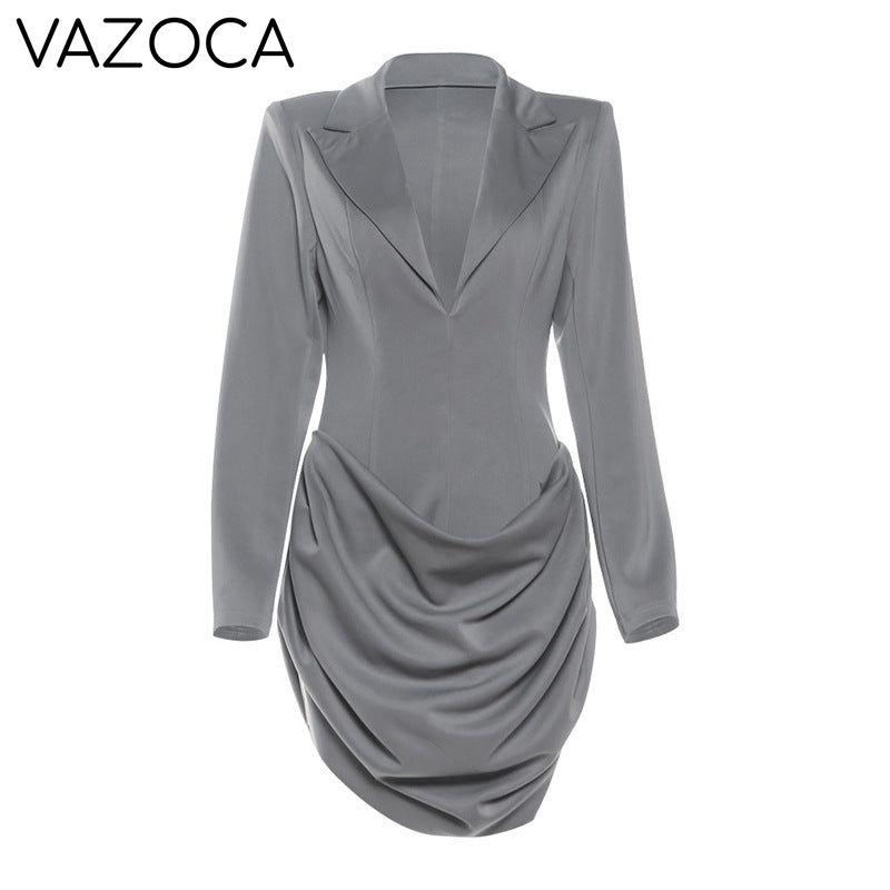 Blazer Ruched Dress
