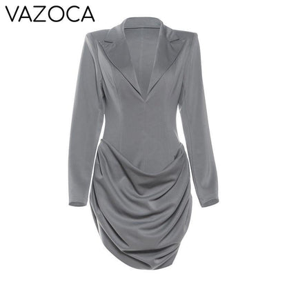 Blazer Ruched Dress
