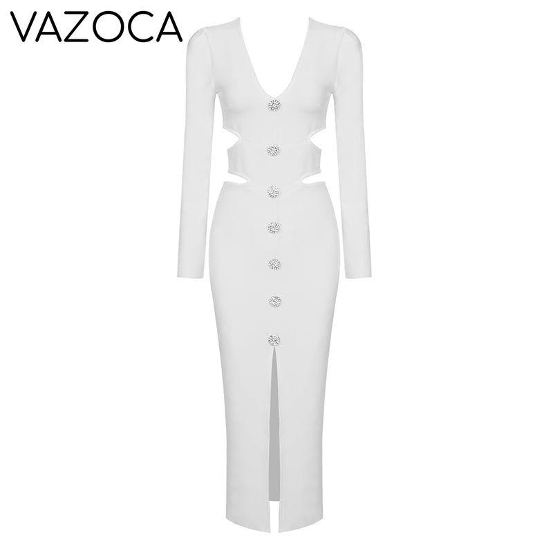 First Lady Bandage Midi Dress