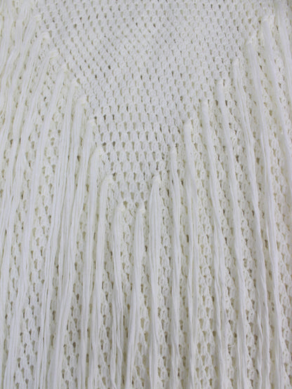 Tesha Crochet Fringe Maxi Dress