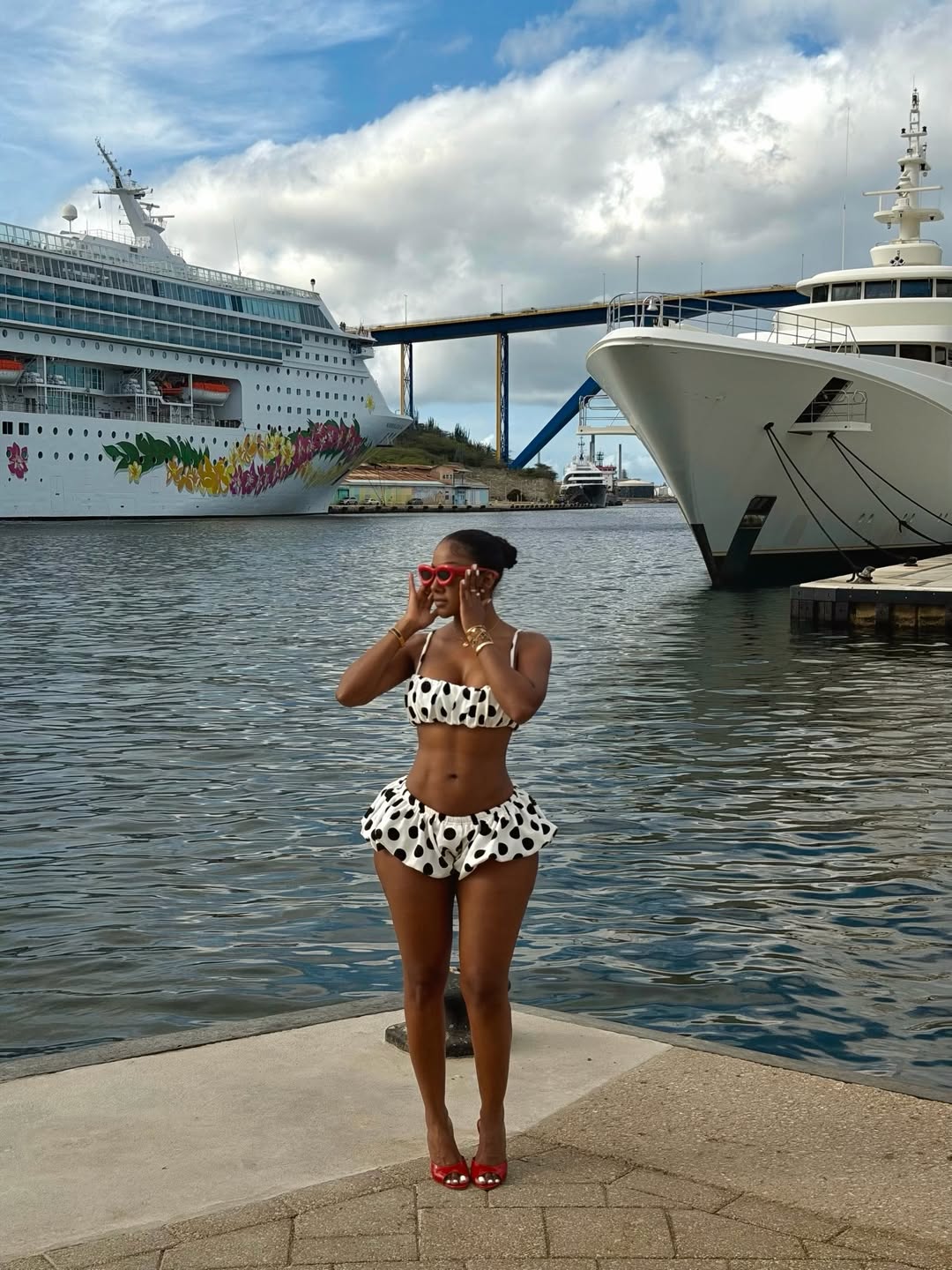 Polka Dot Short Set