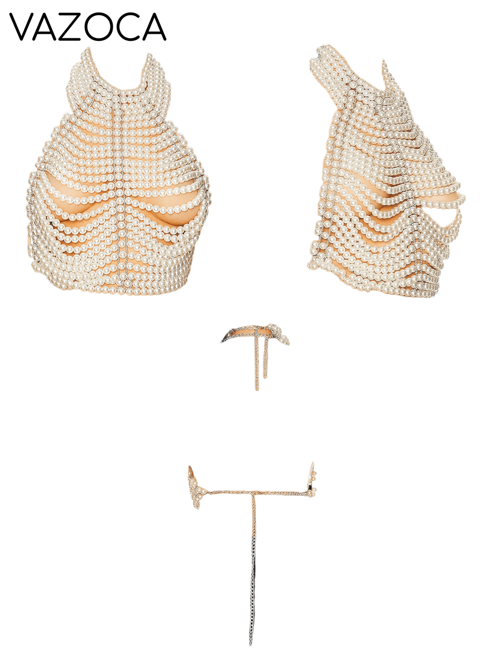 Pearl Beaded Elegant Top