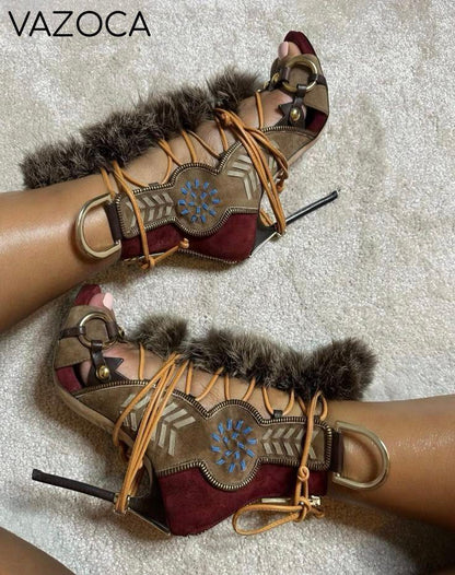 Vintage Fur Heels