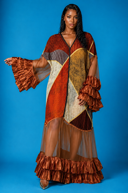Ona Kaftan Pleated Dress