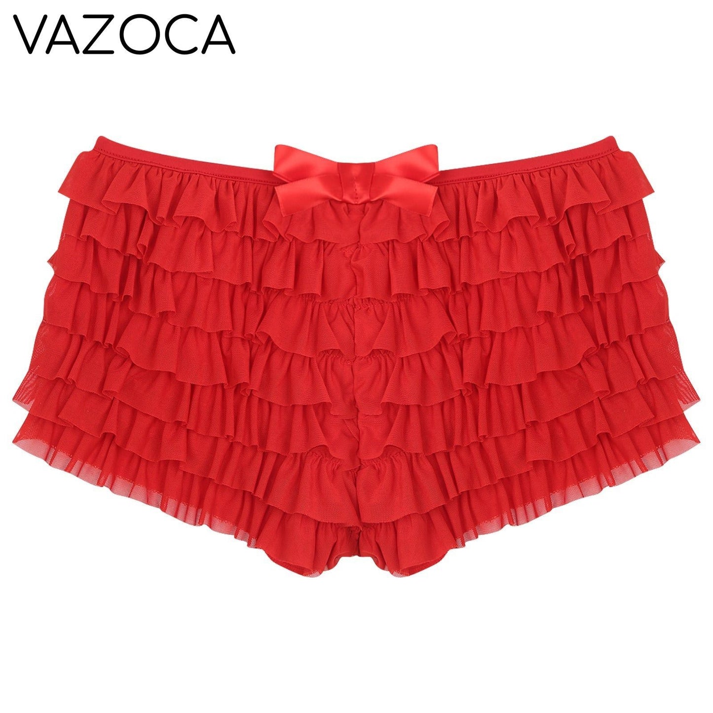 Low Rise Ruffles Tiered Short