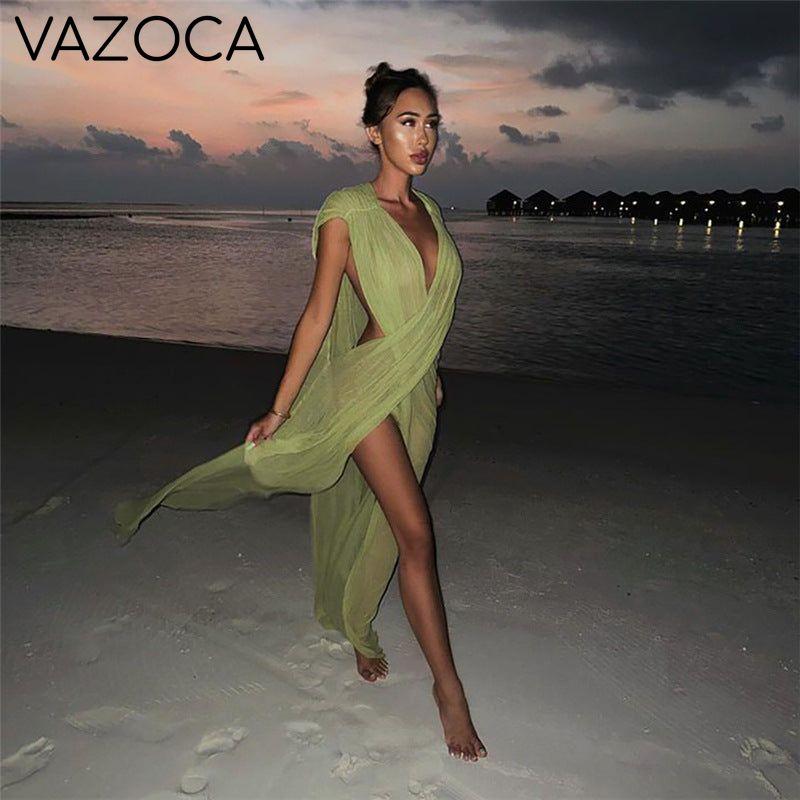 Tulum Sheer Maxi Dress