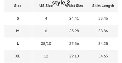 She Plaid High Waist Skirt