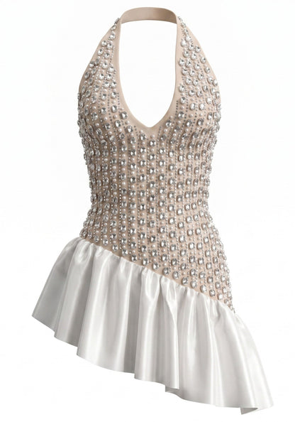 Luxury Beaded Mini Dress