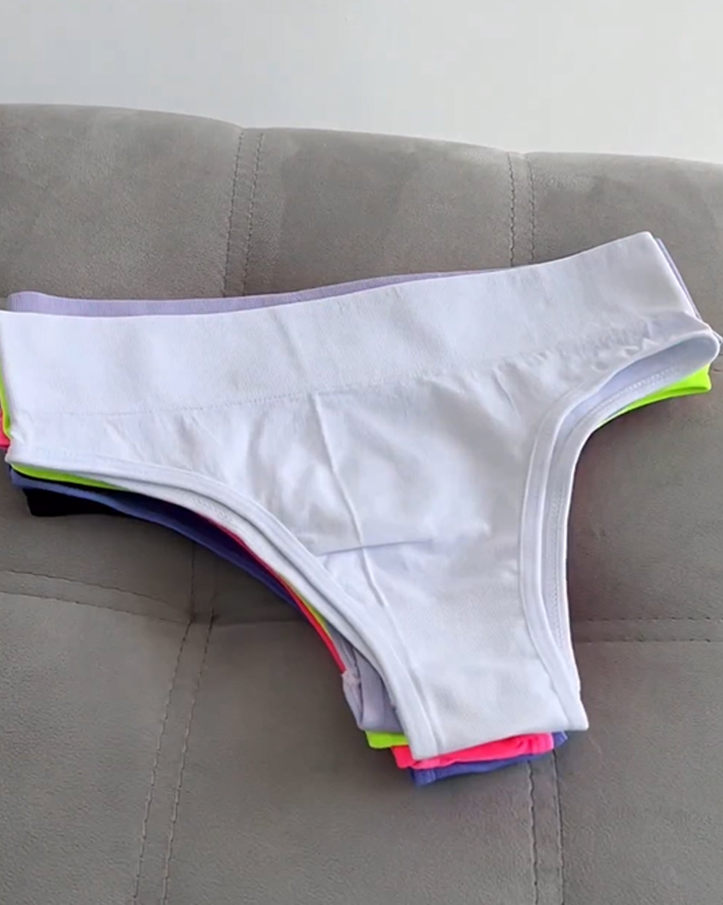 Multicolored Underwear White