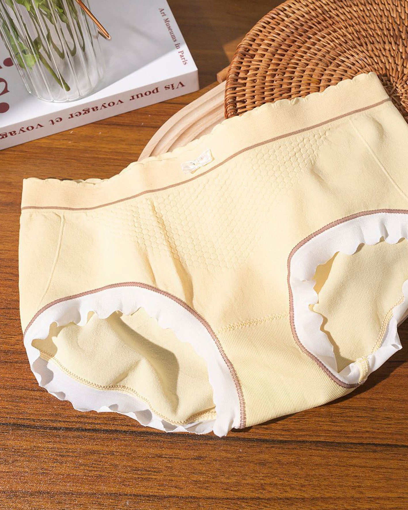 Wormwood Antibacterial Underpants Yellow One Size